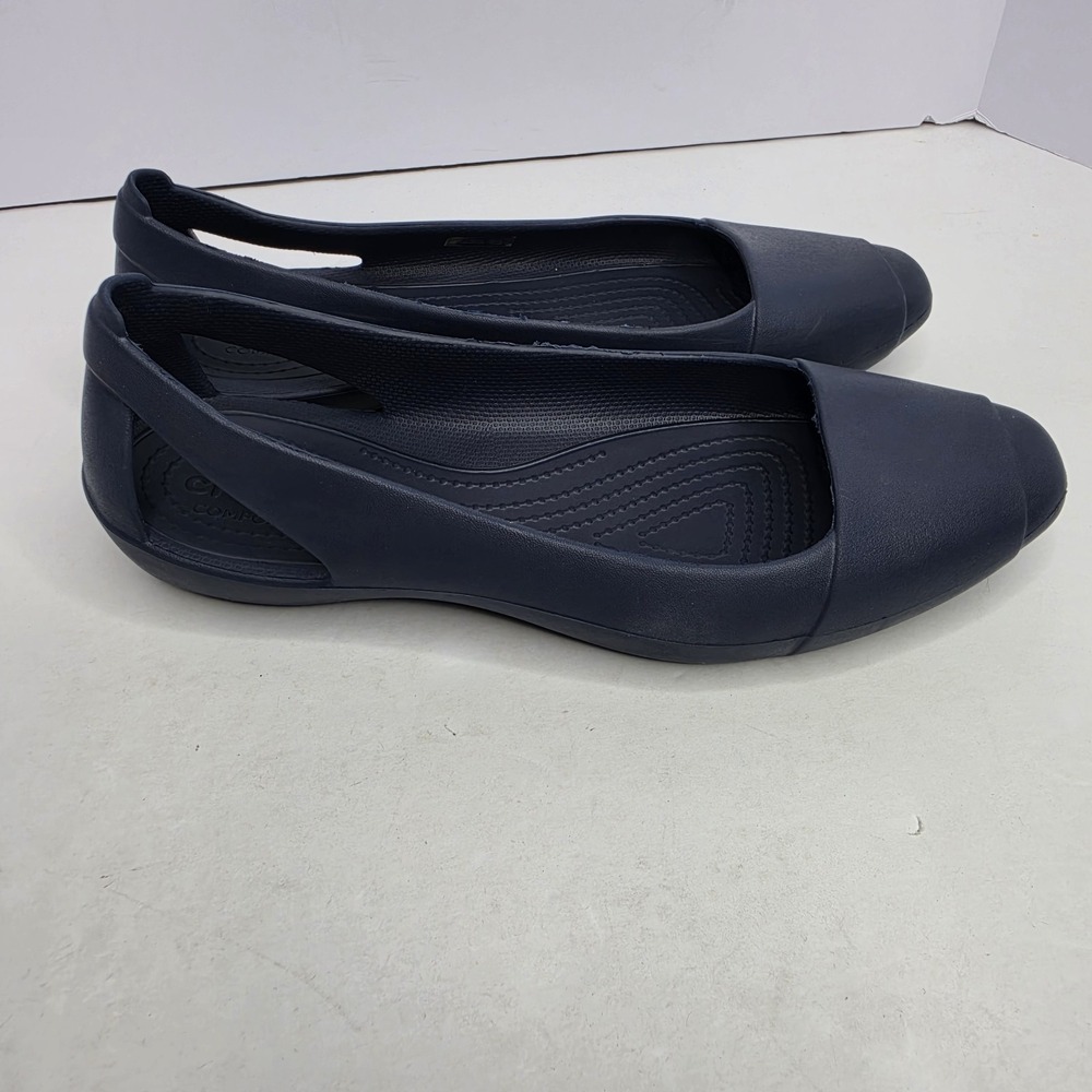 Crocs Navy Blue Women's Size 9 Slip On Shoes